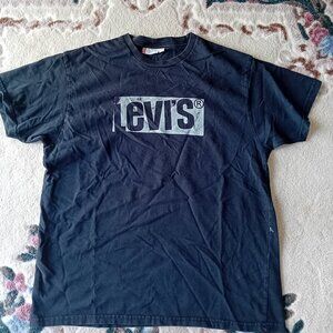 Levi's Black Cotton Tee